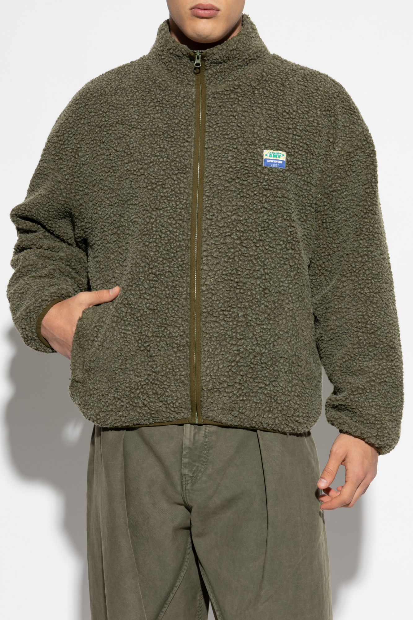 American Vintage Furry sweatshirt with logo patch | Men's | Vitkac